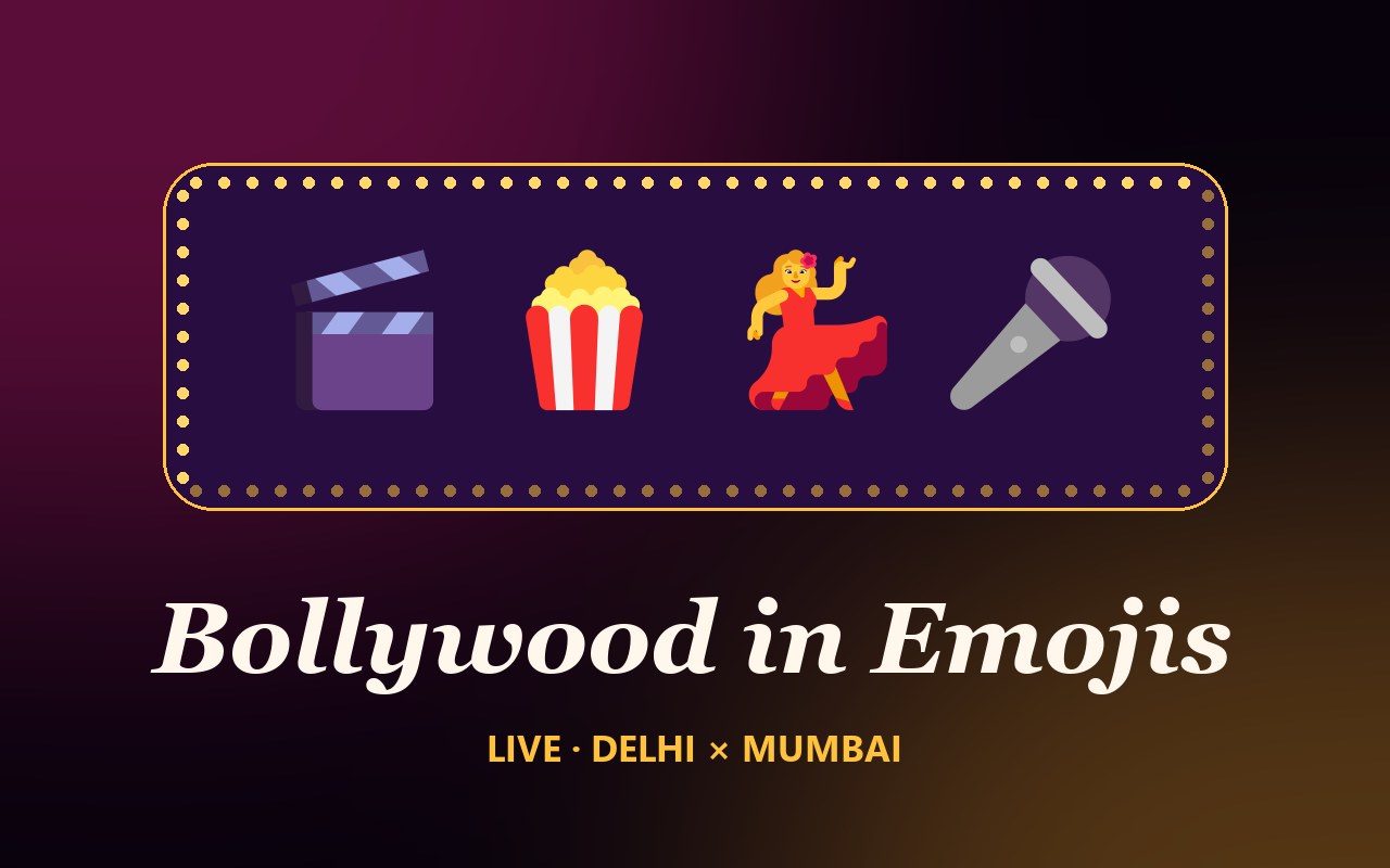 Bollywood in Emojis
